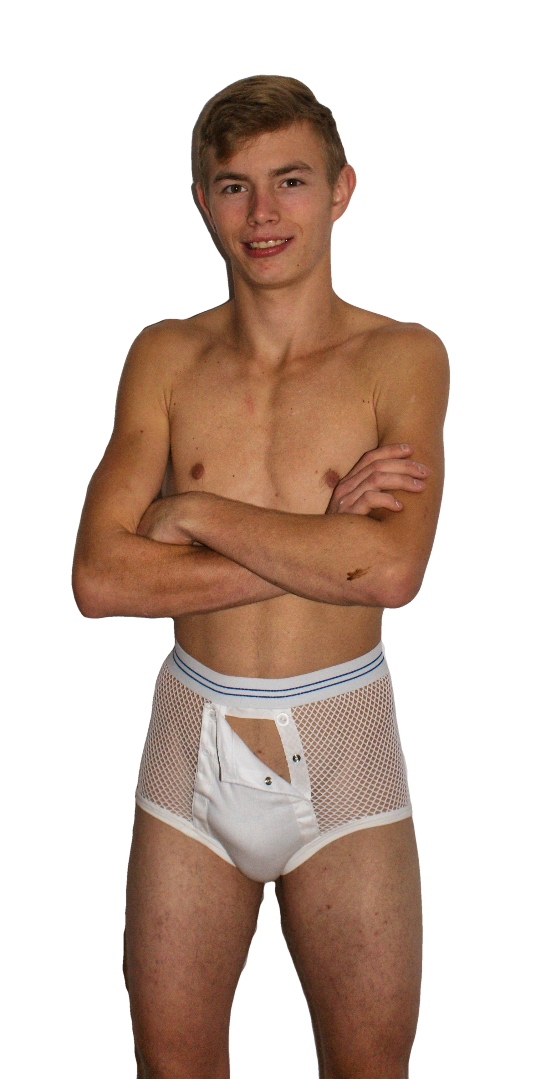 String Briefs With double seat with front flap