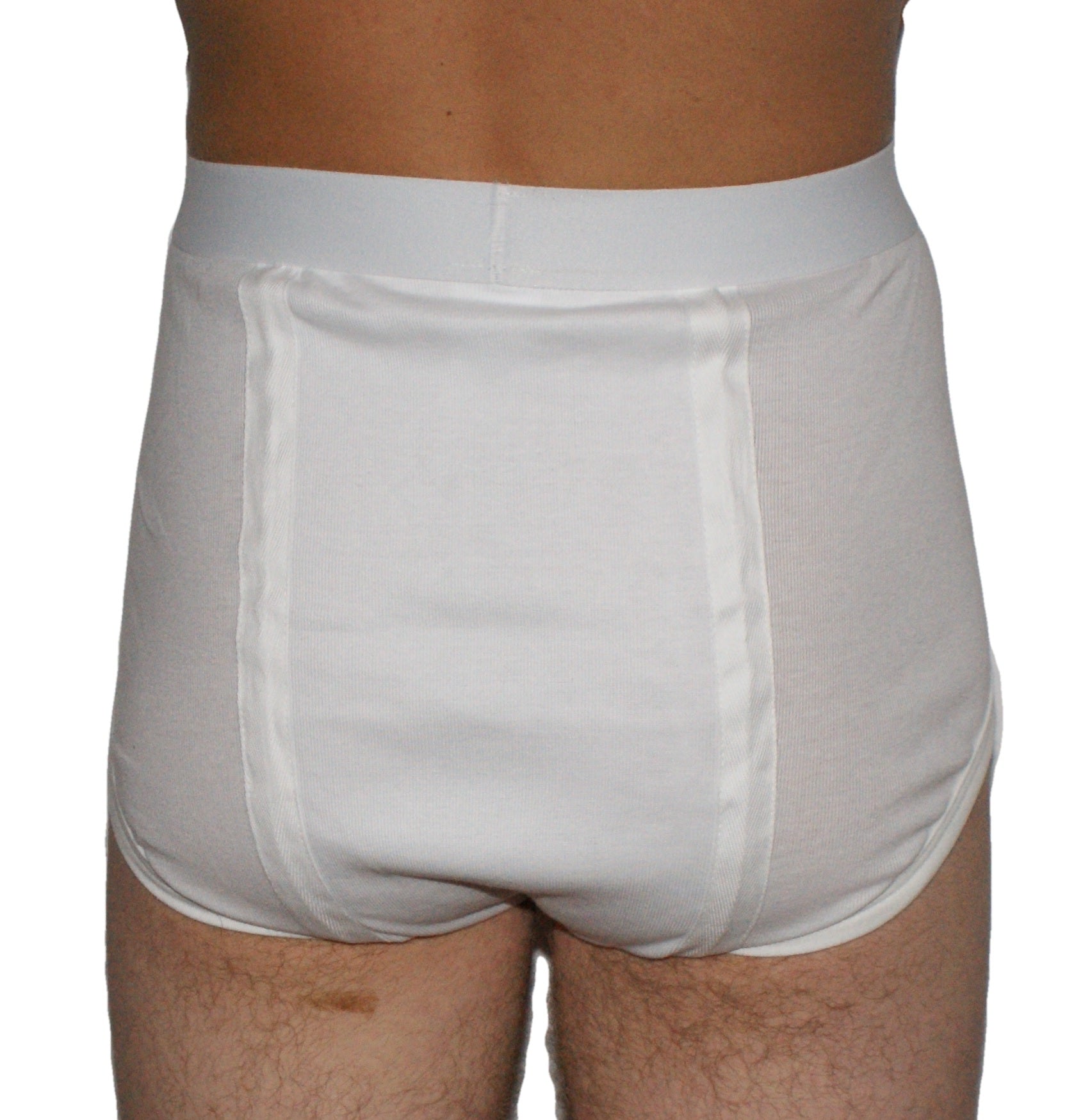 Classic A Front Briefs With double seat with high waist.