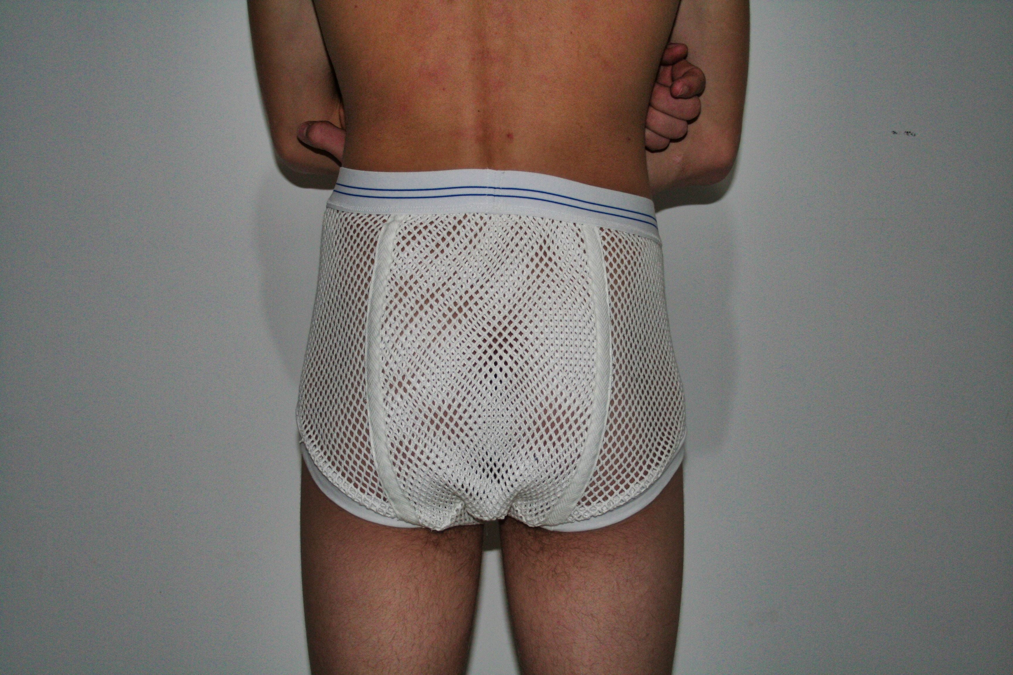 String Briefs With A Front Panel