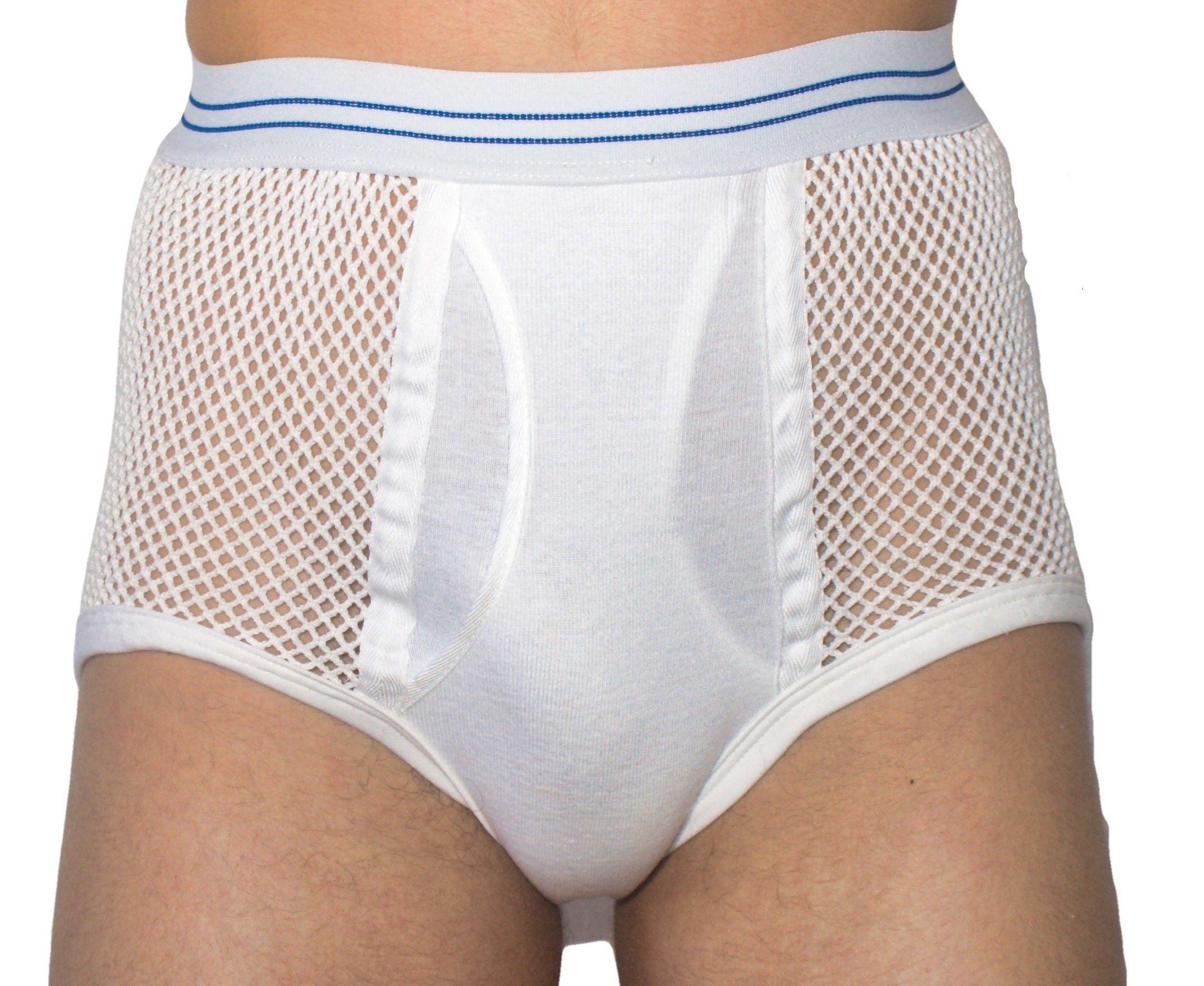 String Briefs With A Front Panel
