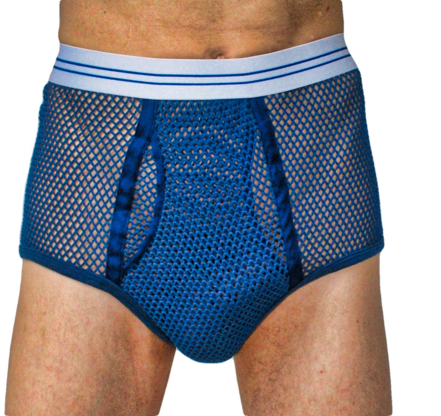 String Briefs With double seat in Blue
