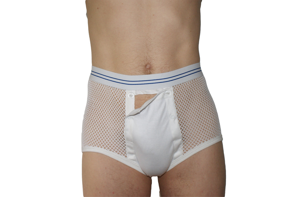 String Briefs With double seat with front flap