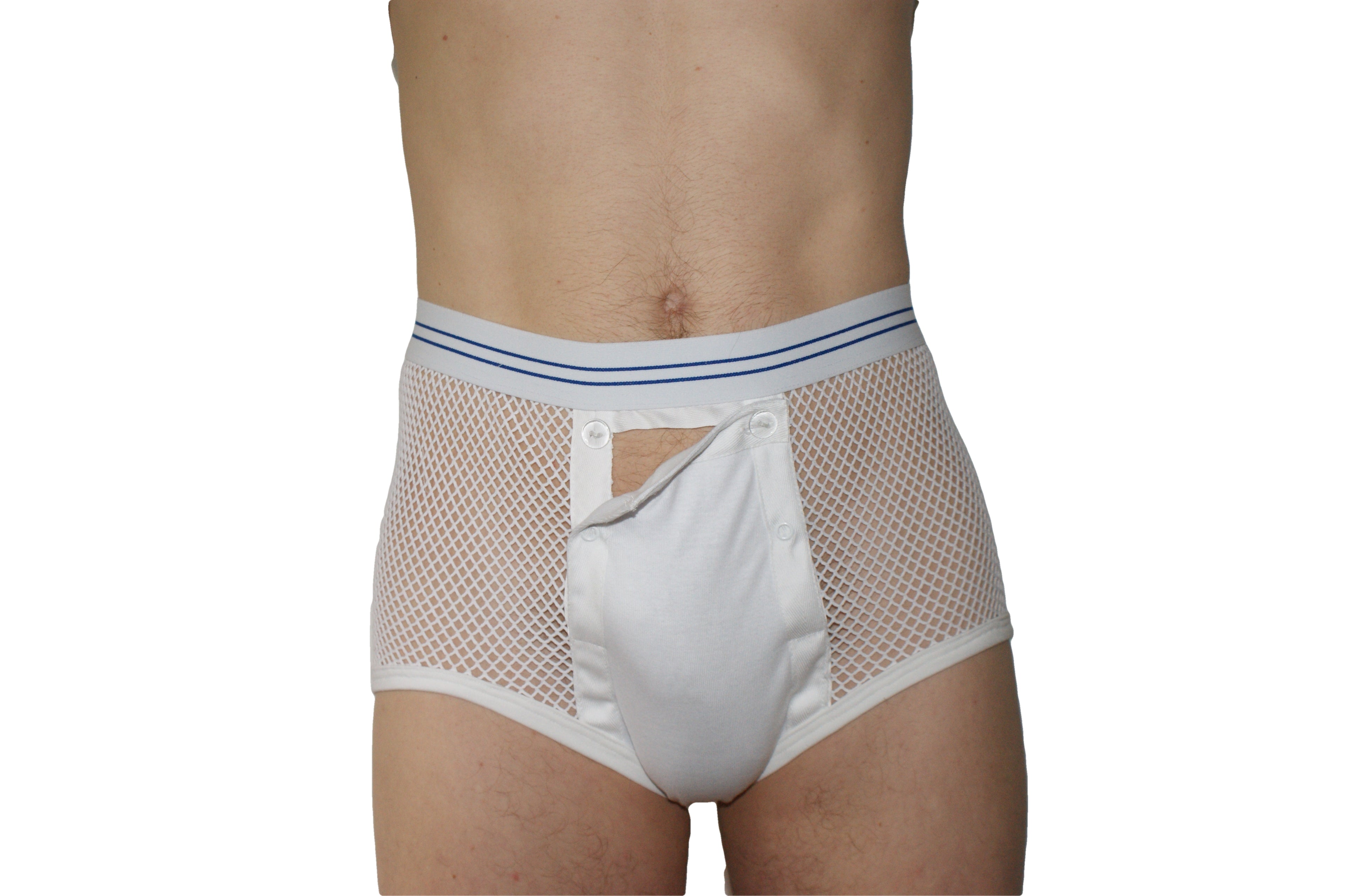 String Briefs With double seat with front flap