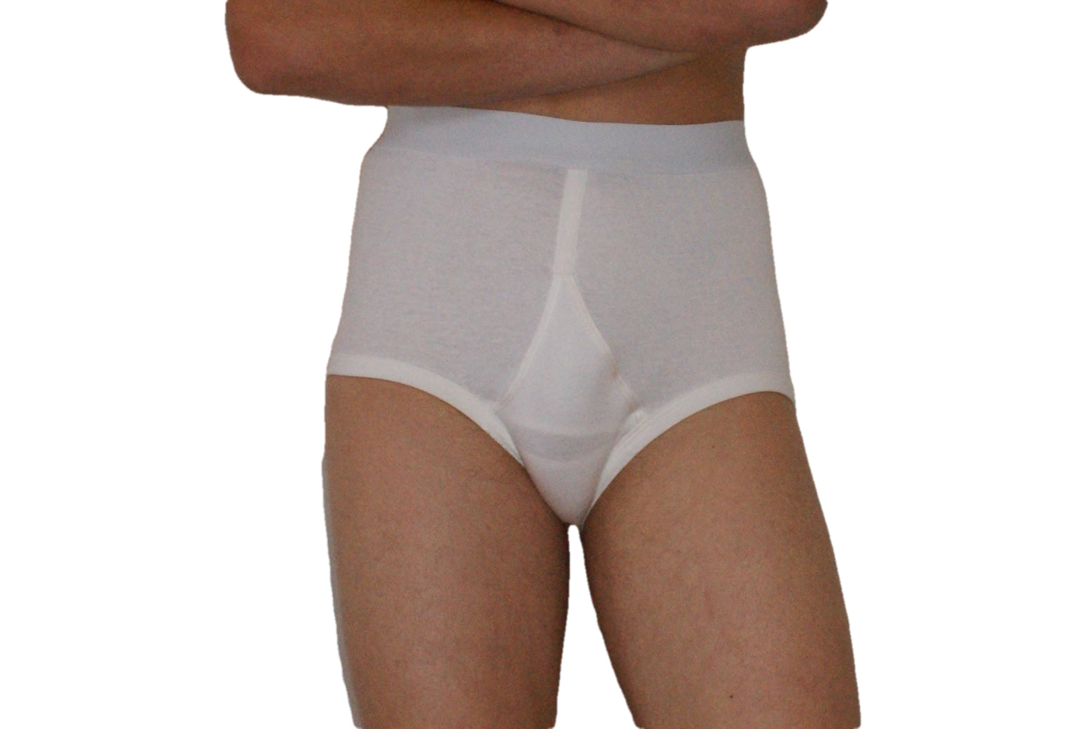 Classic Y Front Briefs With double seat with high waist.
